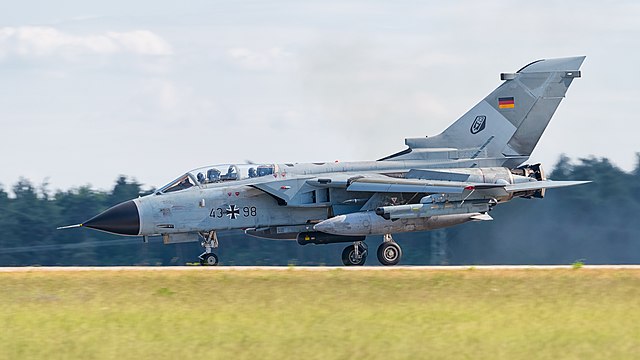 German Air Force Panavia Tornado IDS (reg. 43+98, cn 253/GS065/4098) at ILA Berlin Air Show 2016.