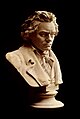 Image 8 Ludwig van Beethoven Photo: W. J. Mayer; Restoration: Lise Broer A bust of the German composer and pianist Ludwig van Beethoven (1770–1827), made from his death mask. He was a crucial figure in the transitional period between the Classical and Romantic eras in Western classical music, and remains one of the most acclaimed and influential composers of all time. Born in Bonn, of the Electorate of Cologne and a part of the Holy Roman Empire of the German Nation in present-day Germany, he moved to Vienna in his early twenties and settled there, studying with Joseph Haydn and quickly gaining a reputation as a virtuoso pianist. His hearing began to deteriorate in the late 1790s, yet he continued to compose, conduct, and perform, even after becoming completely deaf. More selected pictures