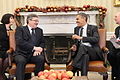 President Bronisław Komorowski with Barack Obama (Washington, 2010)