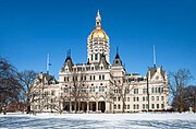 Connecticut State Capitol (1872–78), Hartford, Connecticut. Richard M. Upjohn, architect.