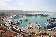 Port of Ancona, a large passenger port