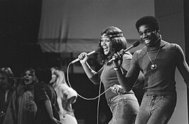 Spooky & Sue tijdens het Nationaal Songfestival 1976