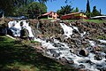 Corriente de agua de la tercera cascada.