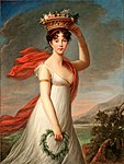 Julie Lebrun ca Flora; de Élisabeth Vigée Le Brun; c.1799; ulei pe pânză; 129,5 x 97,8 cm; Muzeul de Arte Frumoase (Saint Petersburg, Florida, SUA)