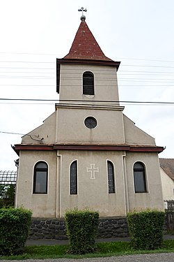 A Roman Catholic church in Nógrádkövesd.