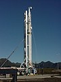 Ait-2 vehicle on stand, September 15, 1999. Kodiak Launch Complex, Alaska.