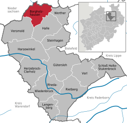 Borgholzhausen – Mappa