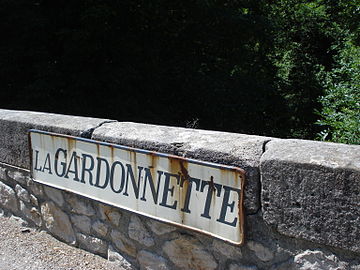 Pont sur la Gardonnette.