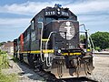 IC 3115, an EMD GP40R, sitting in Waukesha, Wisconsin