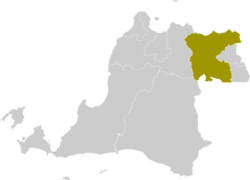 Location within Banten