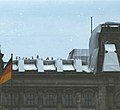 Vorarbeiten zur Reichstagverhüllung, Juni 1995