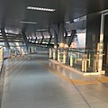 Sambungan pejalan kaki stesen MRT Surian-Sunway Nexis dilihat dari pintu B.