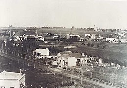 Padua en 1930. A lo lejos se puede ver la iglesia de San Antonio