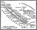 Historical map of New Caledonia and the Loyalty Islands