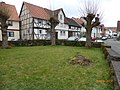 Blick vom Kirchhof der Kapelle nach Süden in die Bonaforther Straße