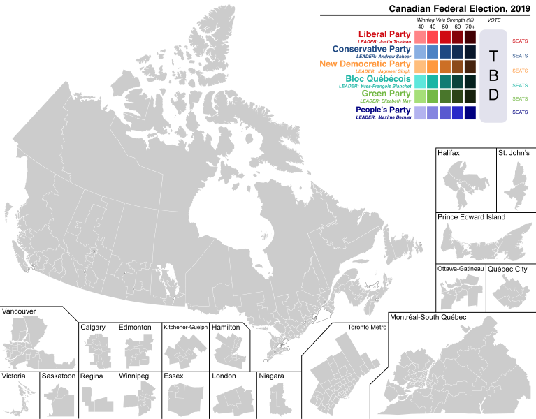 File:Canada Election 2019 Results Map.svg