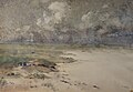 Ernest Guérin : Baie d'Audierne, Bretagne (mine de plomb et aquarelle sur papier, non daté).