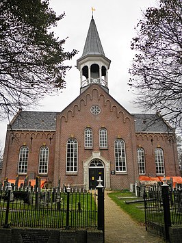 Hervormde kerk in centrum Midsland