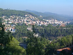 Skyline of Torrellas de Llobregat