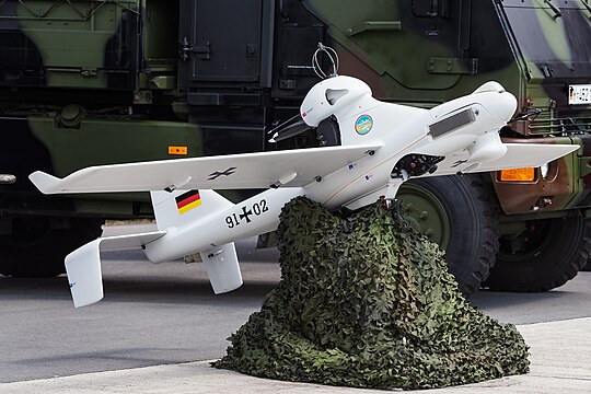 German Army EMT LUNA X-2000 UAV (reg. 91+02) at ILA Berlin Air Show 2016.