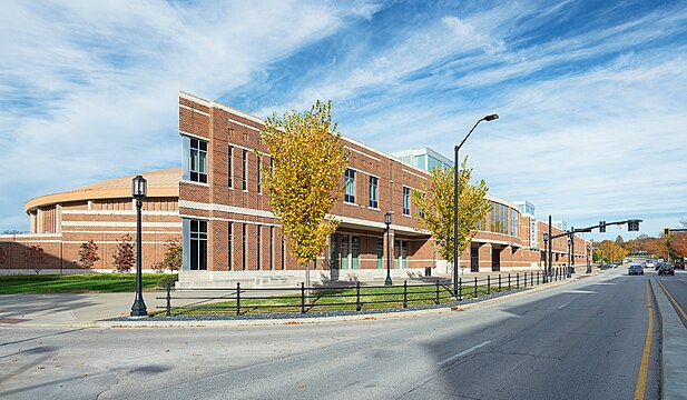 Mackey Arena at Purdue University in the fall of 2016 (view from Northwestern Ave).