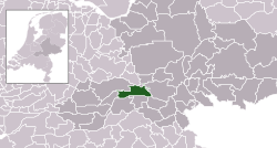 Ligging van Neder-Betuwemunisipaliteit in Gelderland