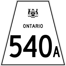 Ontario Highway 540A.svg