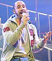 AJ McLean performing at This Is Us Tour, Stockholm, Sweden, 4 Dec. 2009