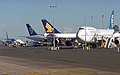 Des avions sur le tarmac d'Auckland.