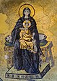 Virgin Mary and Child,   mosaic in Hagia Sophia (Istanbul, Turkey)