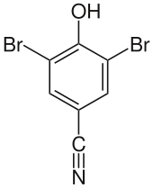 Strukturformel von Bromoxynil