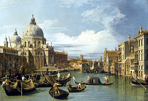 Canaletto: Canale Grande, Venedig, ca. 1730.