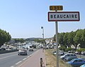 Entering Beaucaire from Tarascon.