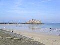 Fort national à Saint-Malo, vu depuis la digue du sillon