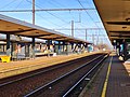 Zicht op perrons station Lokeren