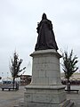 Statue de la reine Victoria sur la promenade de Southport.