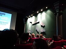 Inside La Clef cinema in february 2022