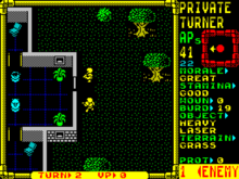 Version ZX Spectrum de « Laser Squad ».