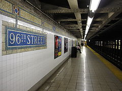 Fliesenwerk in einer Station der New York City Subway (1904)