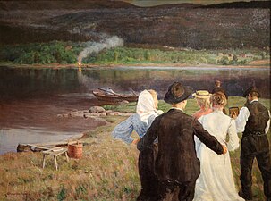 Midsummer Night, Gudmund Stenersen (1906).