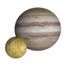 Jupiter mit Mond Io