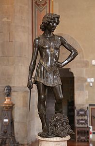 David, de Verrochio, ca. 1466-1469. Museo do Bargello, Florencia.