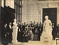 Inauguration du buste de Félix de Verneilh, sculpteur Louis de Coëffard de Mazerolles au Musée d'art et d'archéologie du Périgord, vers 1890 (?).