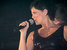 Geena Lisa tijdens Steracteur Sterartiest Live on Stage (2008).