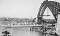 Image 4HMAS Canberra entering Sydney Harbour in 1930 (from History of the Royal Australian Navy)