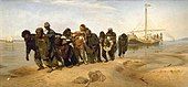 Barge Haulers on the Volga by Ilya Repin (1873)