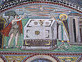 Mosaico de San Vital de Rávena (siglo VI).