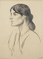 Suzanne Valadon, gezeichnet von Théophile-Alexandre Steinlen