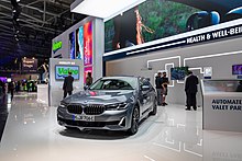 Stand des Zulieferers Valeo auf der IAA Mobility 2021 mit Demonstrator für automatisiertes Parken