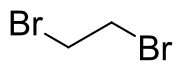 Structuurformule van 1,2-dibroomethaan